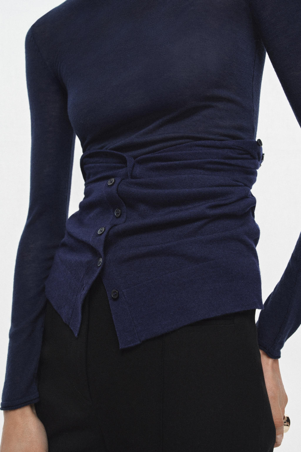 EXTRA FINE WOOL AND SILK TOP - Zara фото 2