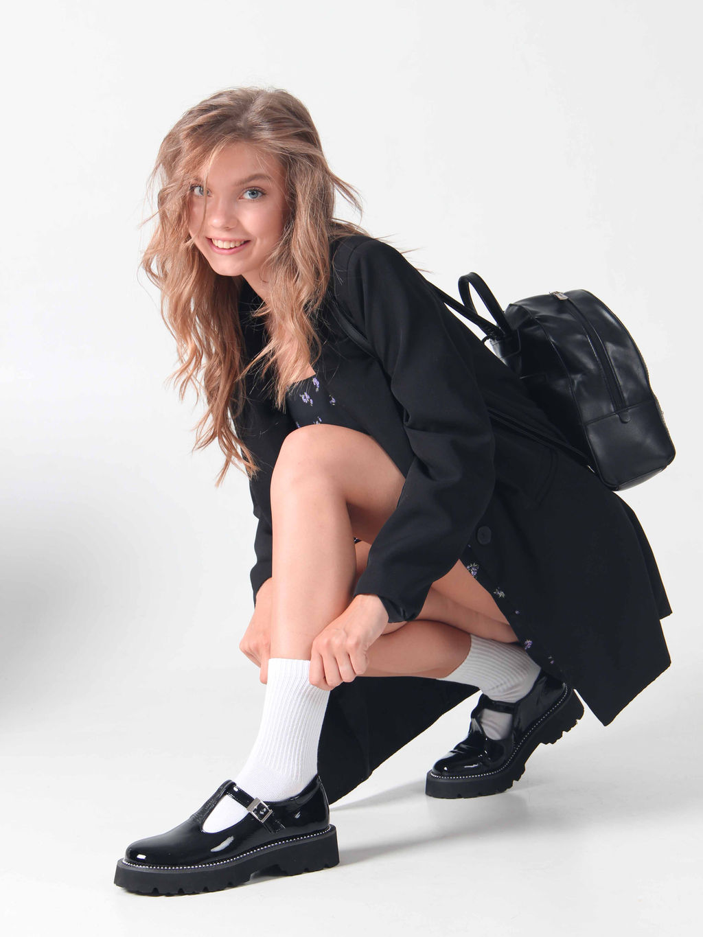 Туфли полуботинки 1004.5151 bl. Черный