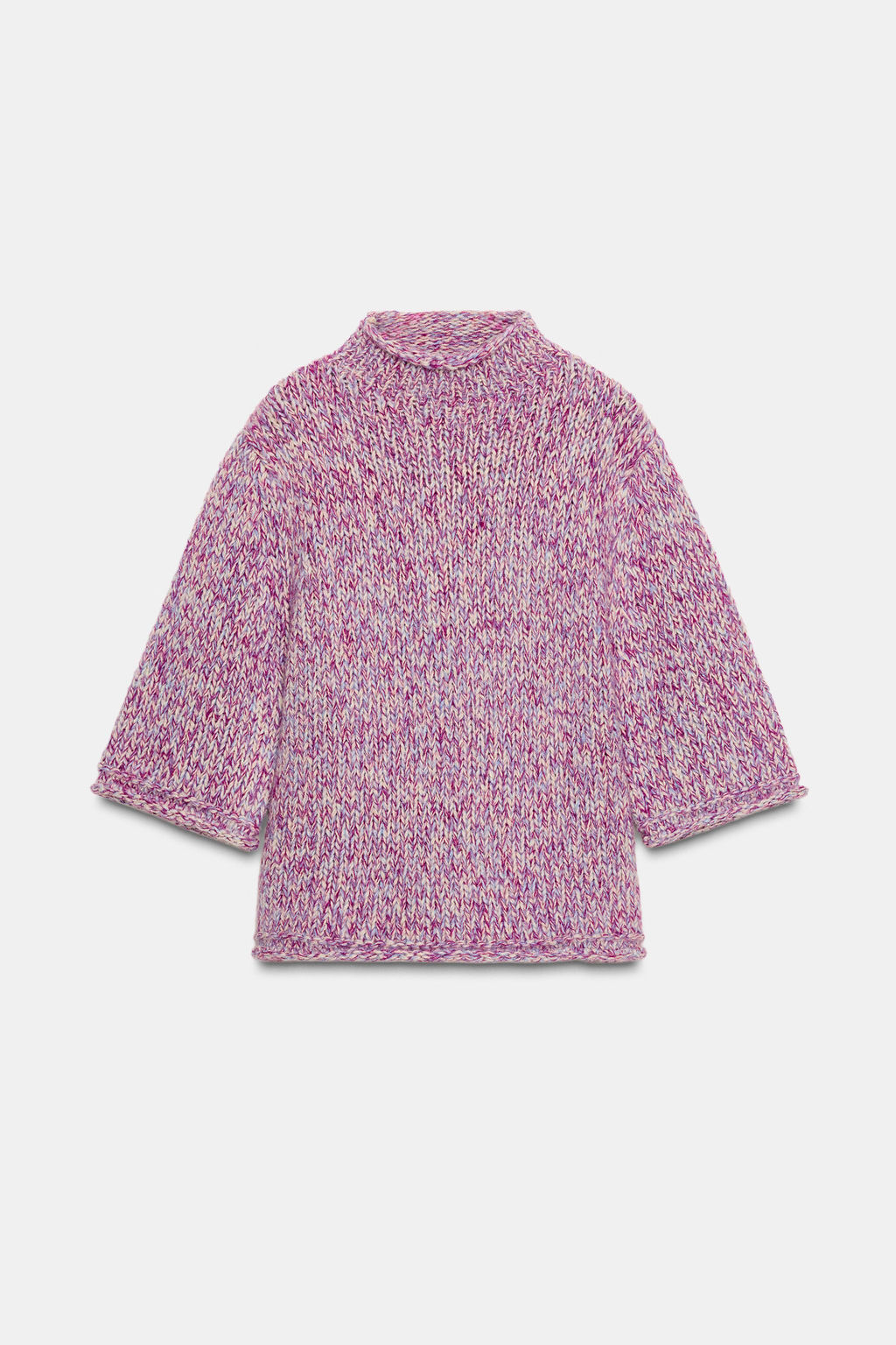 MULTICOLOURED KNIT SWEATER