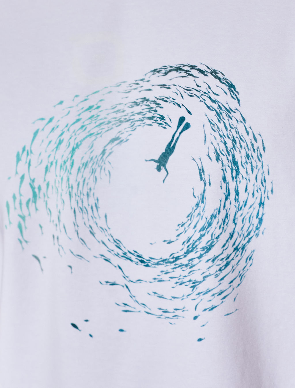 Футболка из премиального хлопка с авторским принтом - Vilatte фото 2