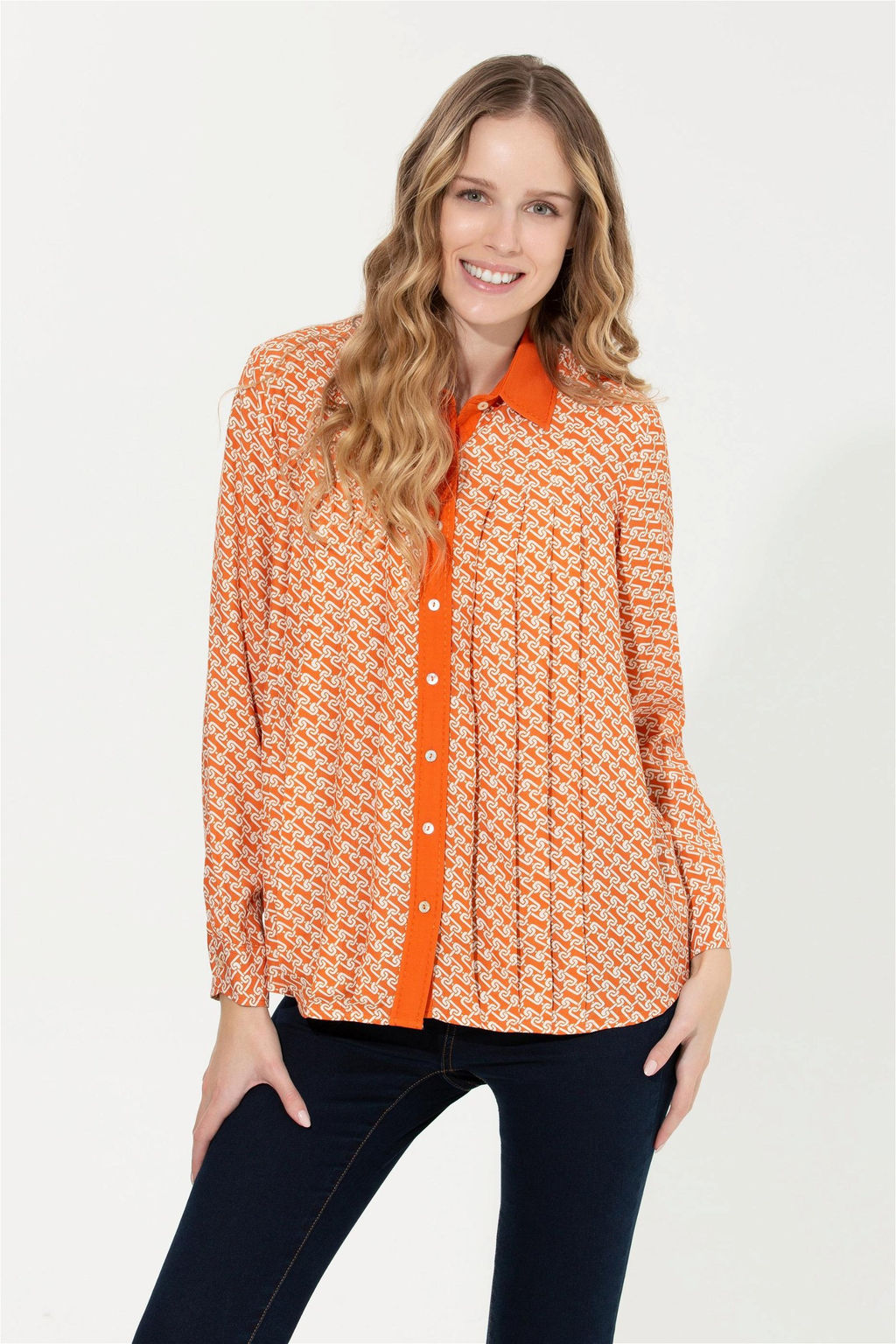 U. S. Polo Assn Женская рубашка с длинным рукавом с плиткой - U.s. polo assn фото 7