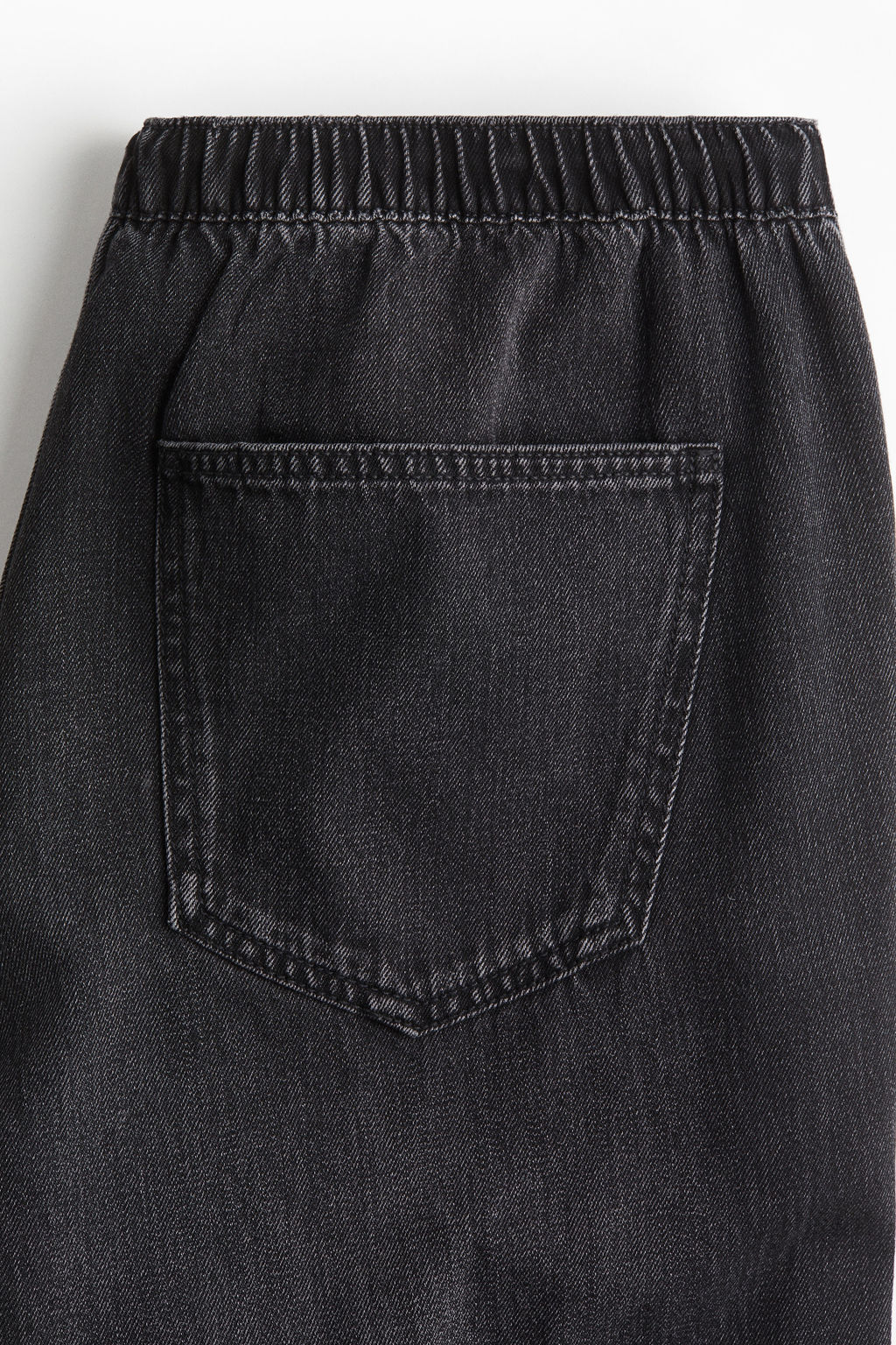 Pantal?n denim con cord?n de ajuste - H&m фото 5