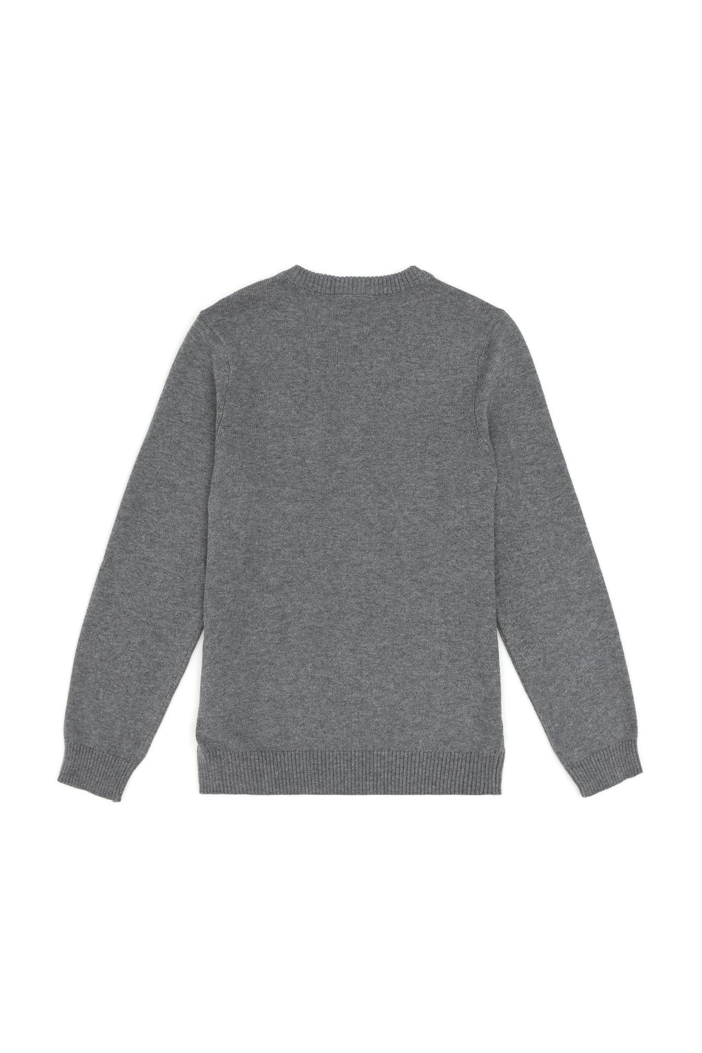 Серый меланжевый базовый свитер для мальчика Неожиданная скидка в корзине - U.s. polo assn фото 2