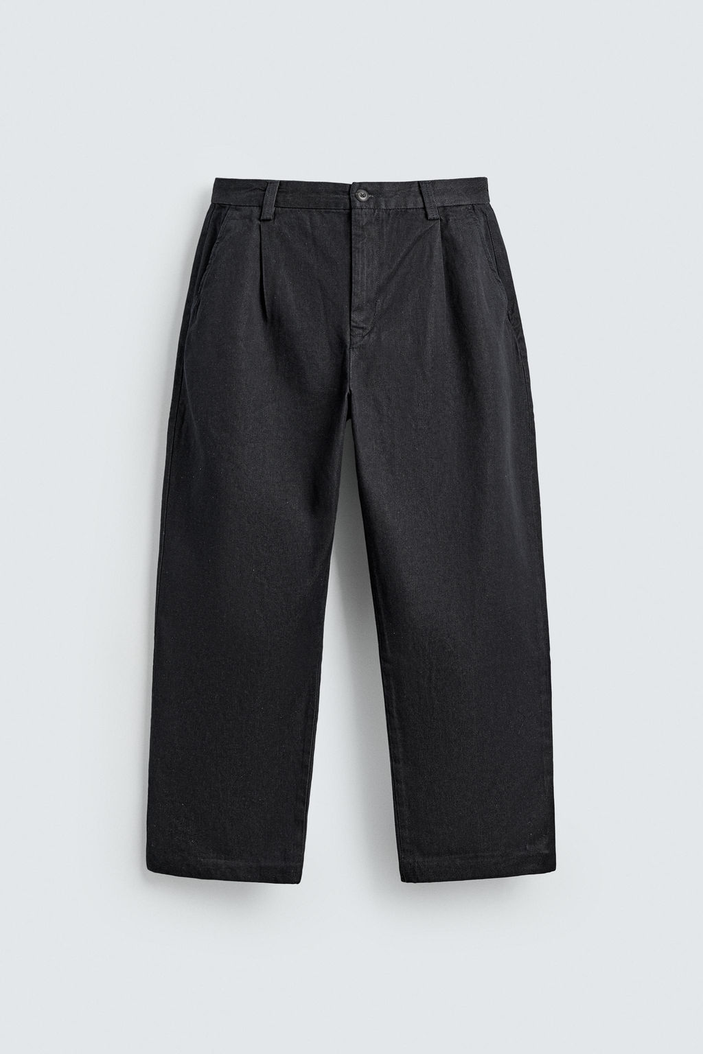 PANTAL?N CHINO DENIM PLIEGUES / ?ndigo - Zara фото 8