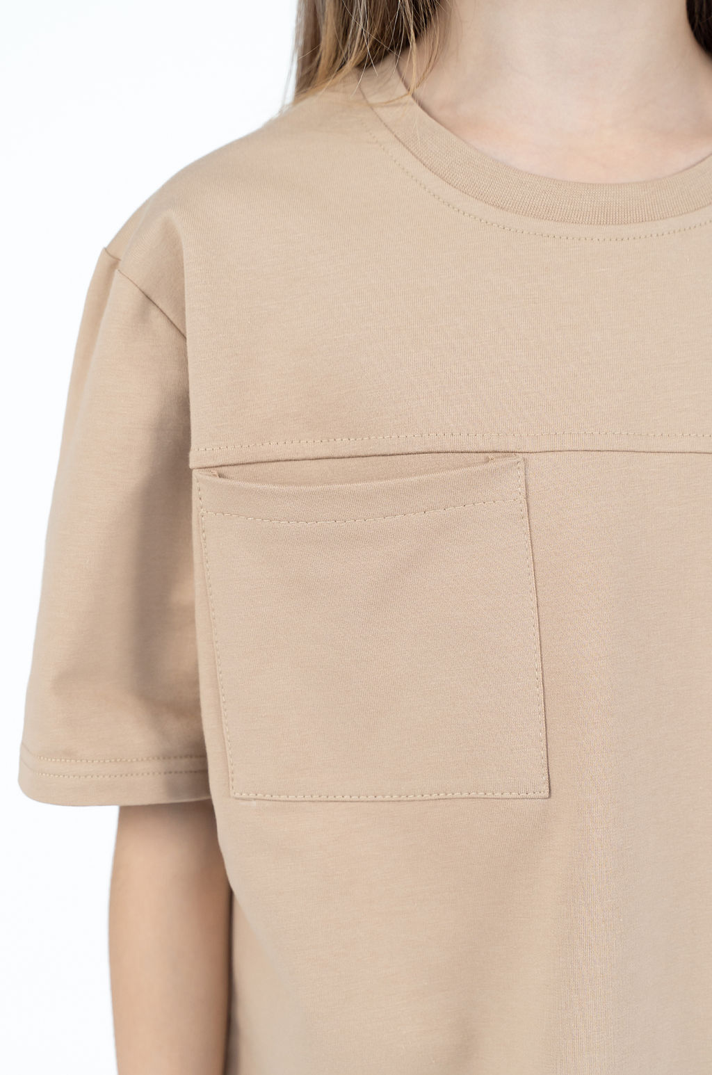 Костюм детский для девочки капучино 7063 (128)