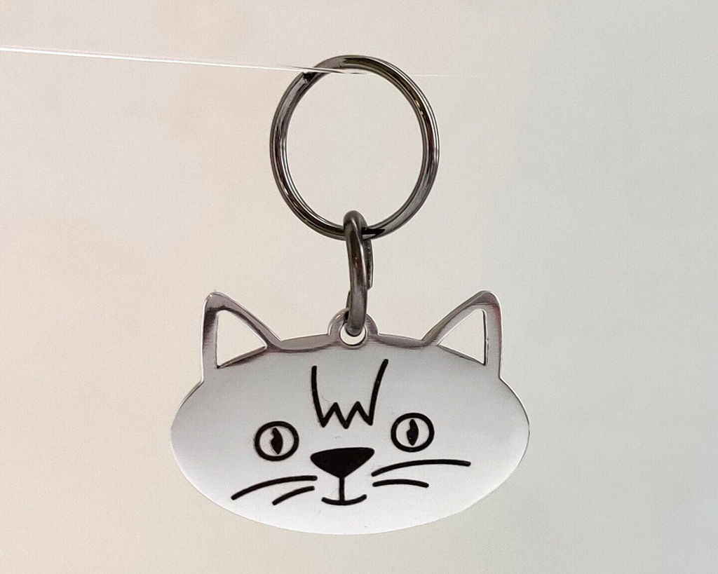 Жетон для кошек с индивидуальной гравировкой