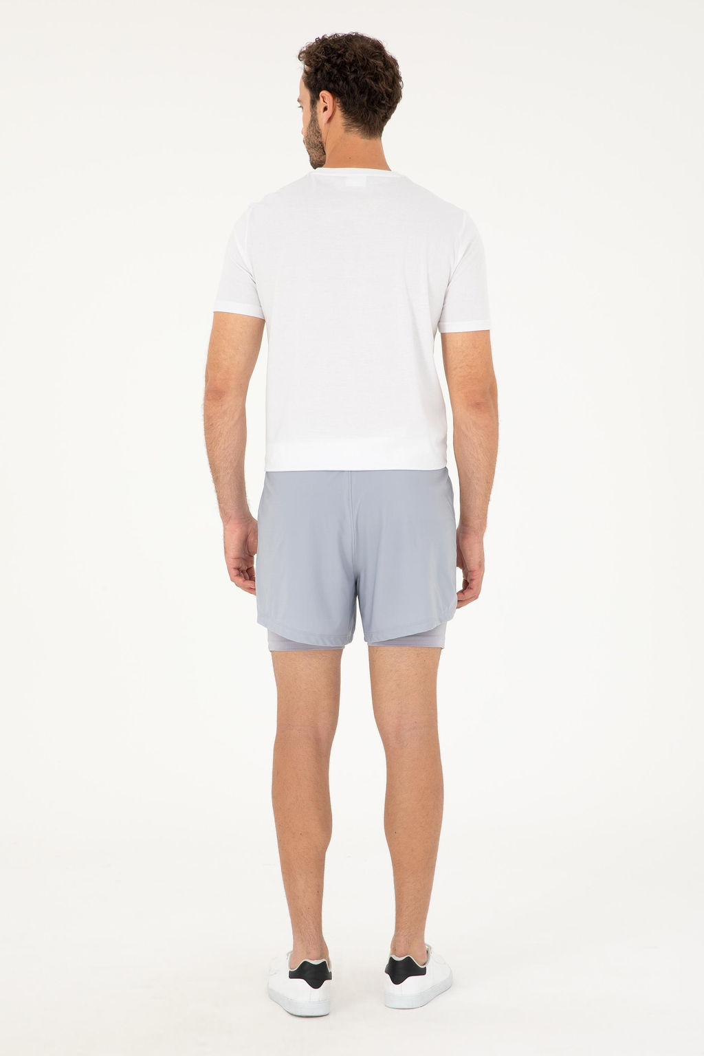 Мужские серые вязаные шорты Неожиданная скидка в корзине - U.s. polo assn фото 4