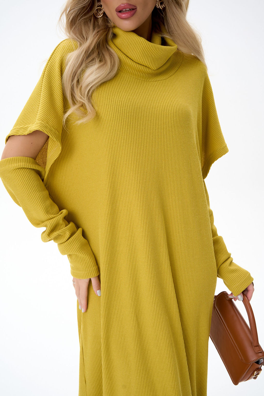 Платье Ирма (горчица) - Эльза фото 10