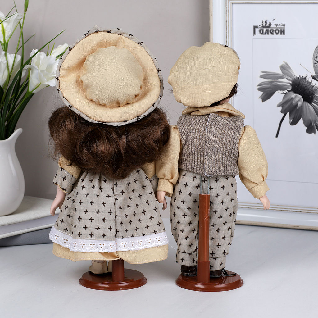 Сувенир коллекционный Мальчик и Девочка 2 штуки набор 31 см / 1213 /уп 24/ - Галеонтрейд фото 24