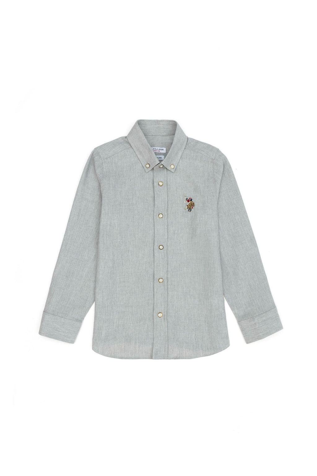 Рубашка Stone с длинным рукавом для мальчика - U.s. polo assn фото 4