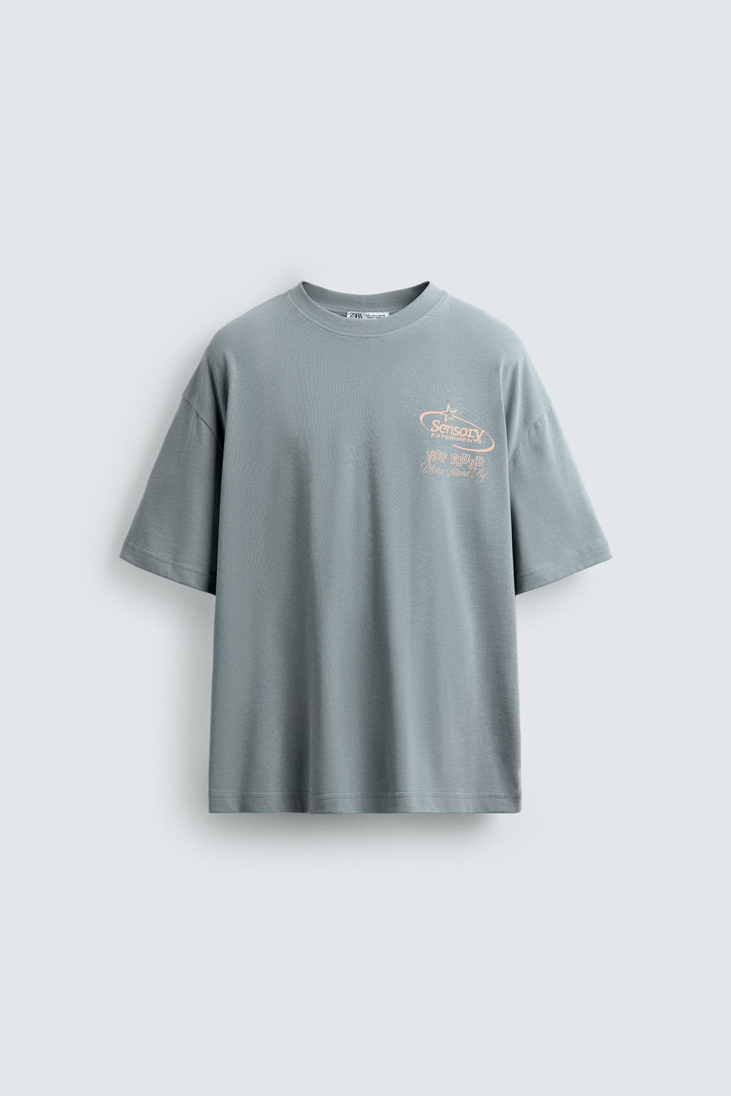 WASHED PRINT T-SHIRT - Zara фото 8