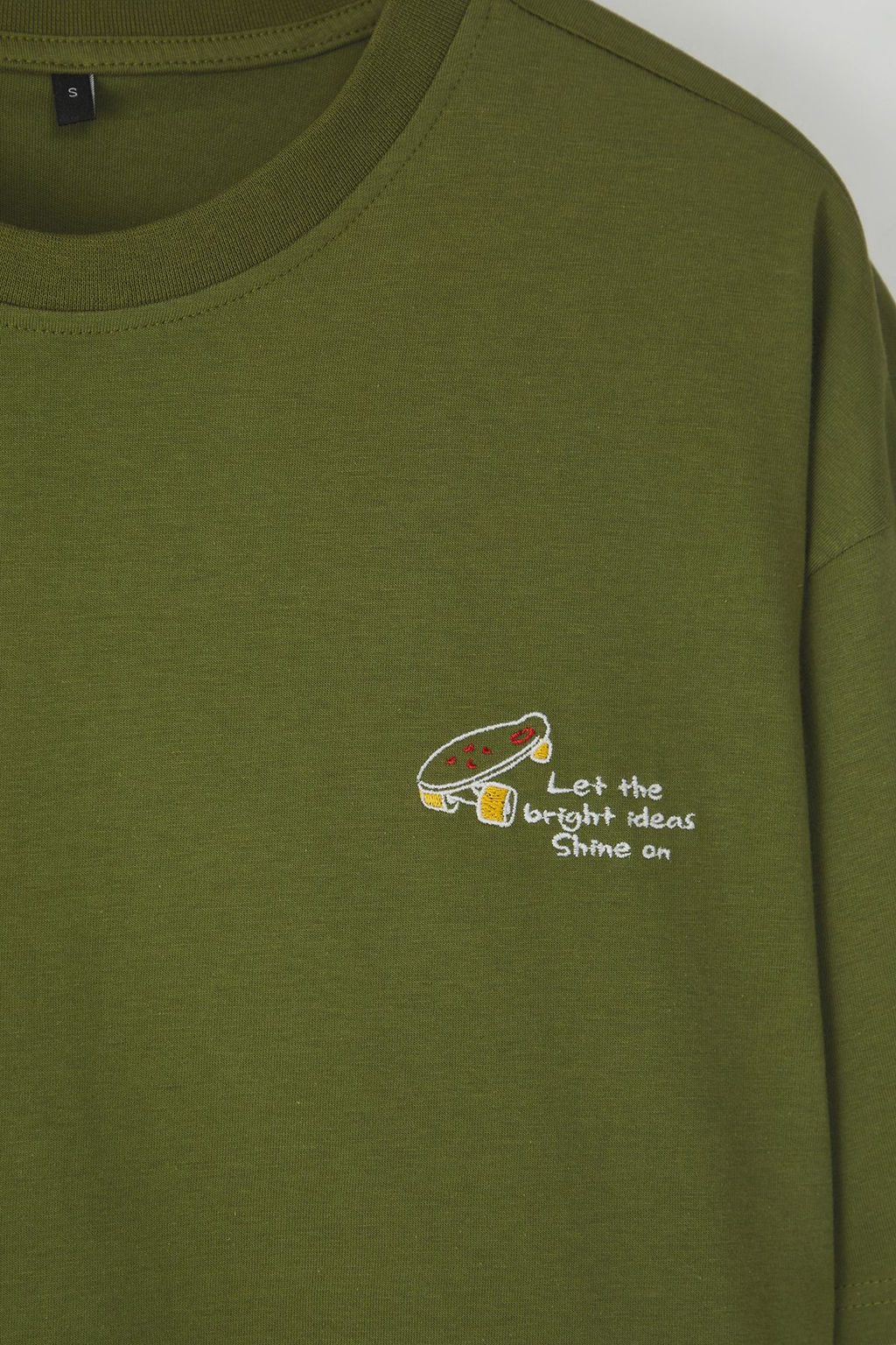 TRENDYOL MAN Mor Oversize/Genis Kesim Minimal Nak?sl? %100 Pamuklu T-Shirt TMNSS25TS00160 - Trendyolmilla фото 6