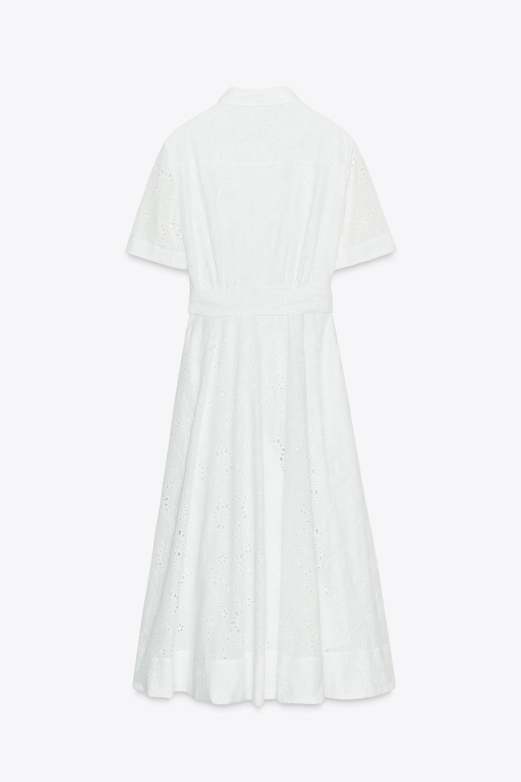 ZW COLLECTION EMBROIDERED SHIRT DRESS