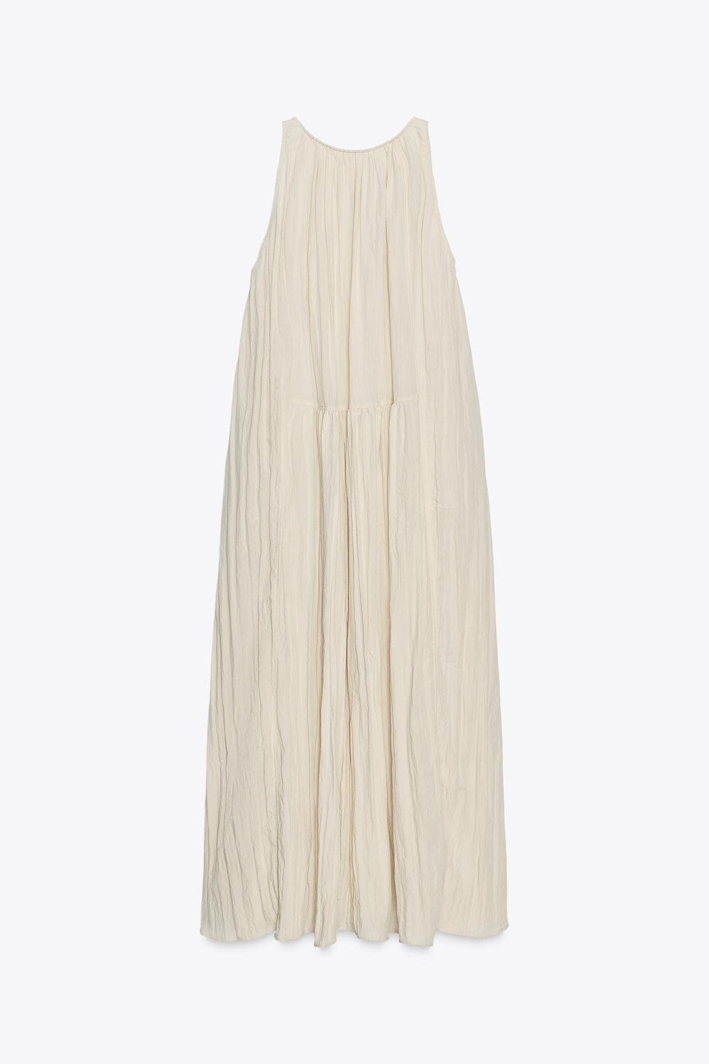 ZW COLLECTION FLOWING CRINKLE-EFFECT DRESS - Zara фото 6