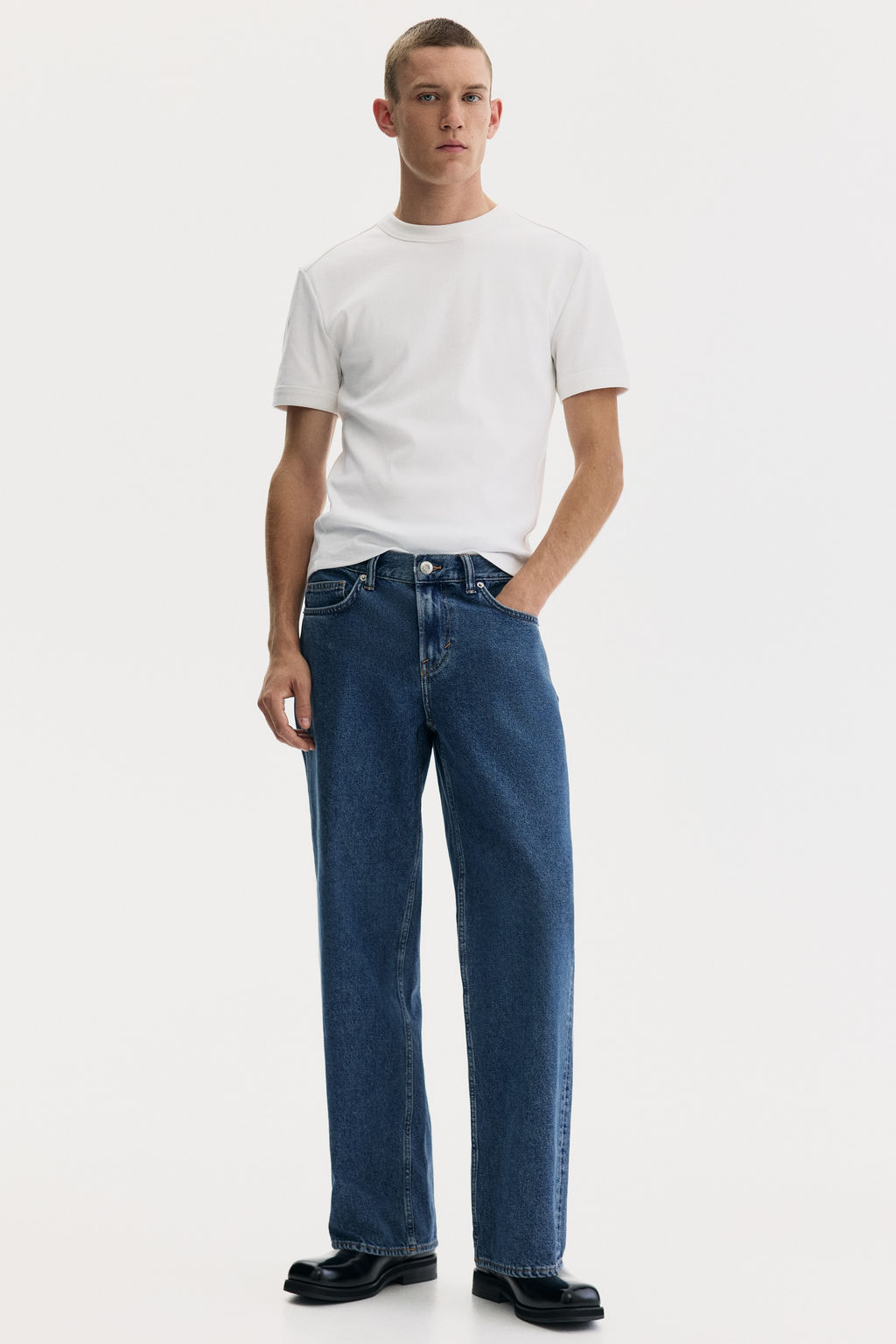 Straight Relaxed Jeans - H&m фото 4