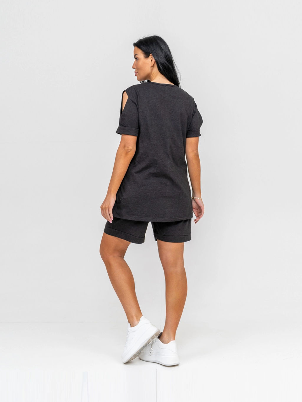 Костюм женский, цвет серый