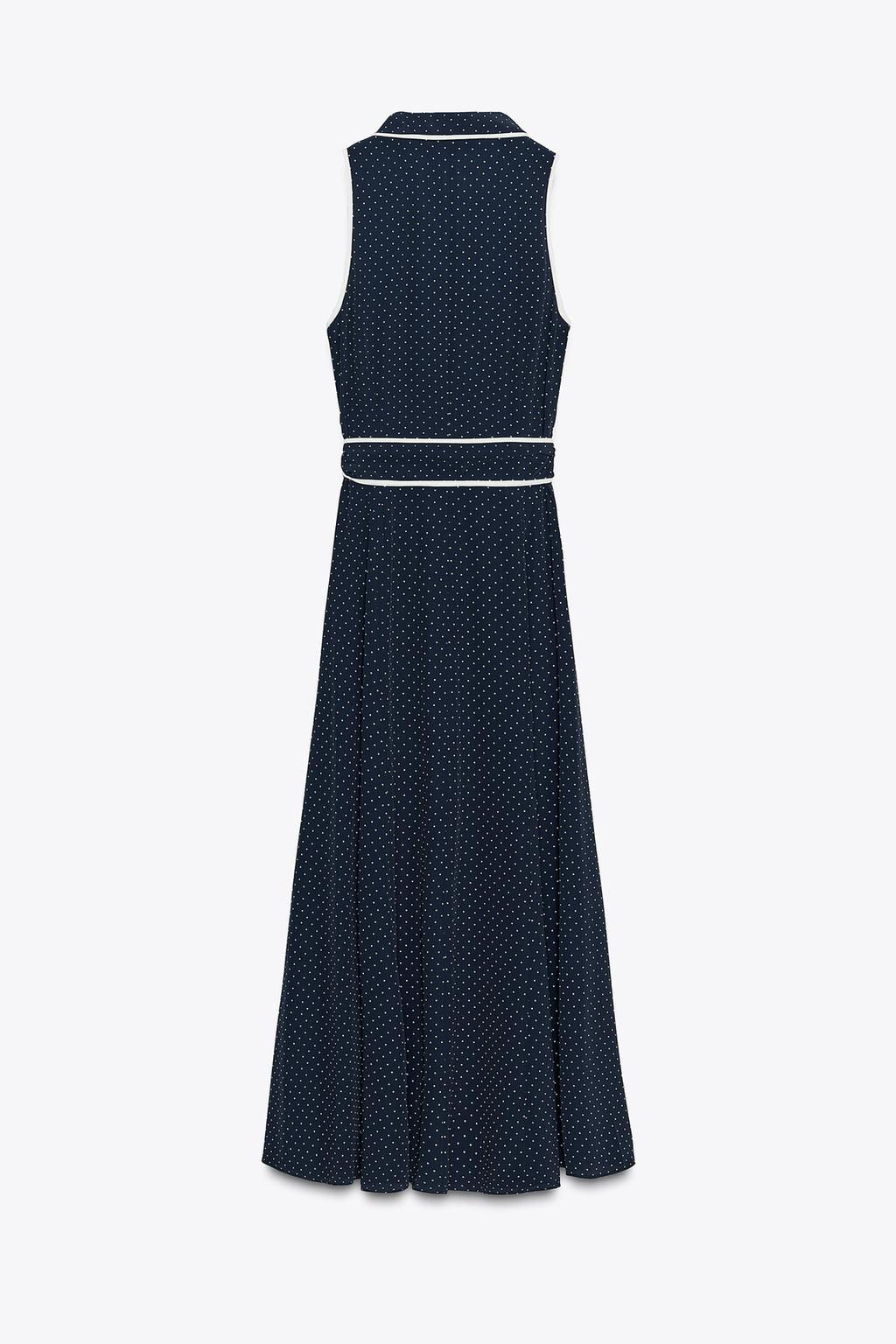 POLKA DOT MIDI DRESS - Zara фото 6