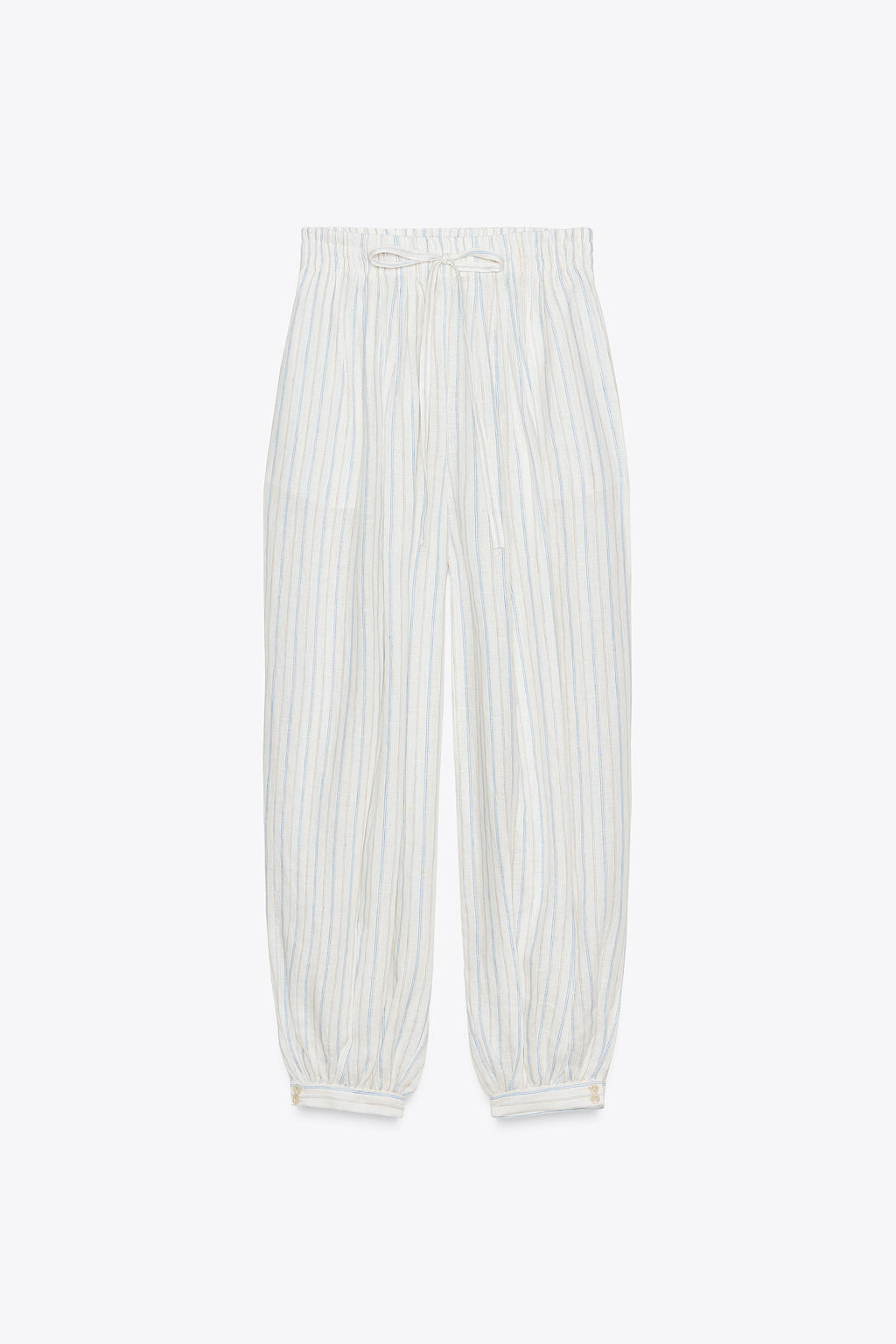 ZW COLLECTION STRIPED BALLOON TROUSERS - Zara фото 12