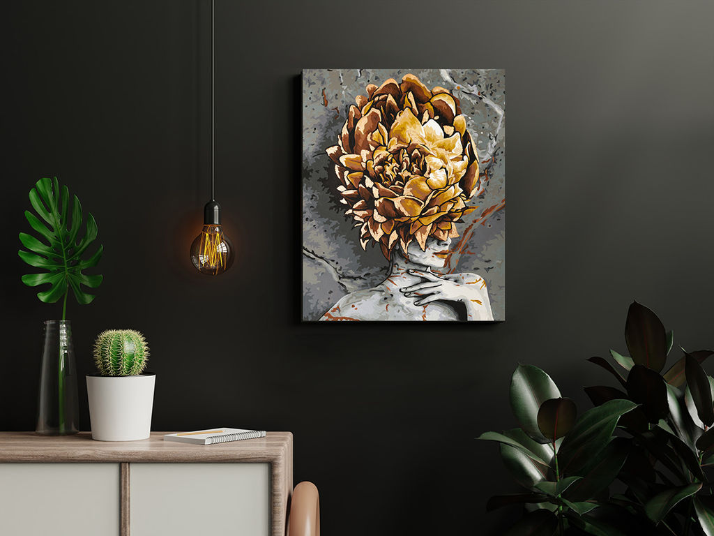 ФРЕЯ PNB/PLPT-178 Набор для раскрашивания по номерам ( с поталью ) 50 х 40 см Высокая мода  фото 4