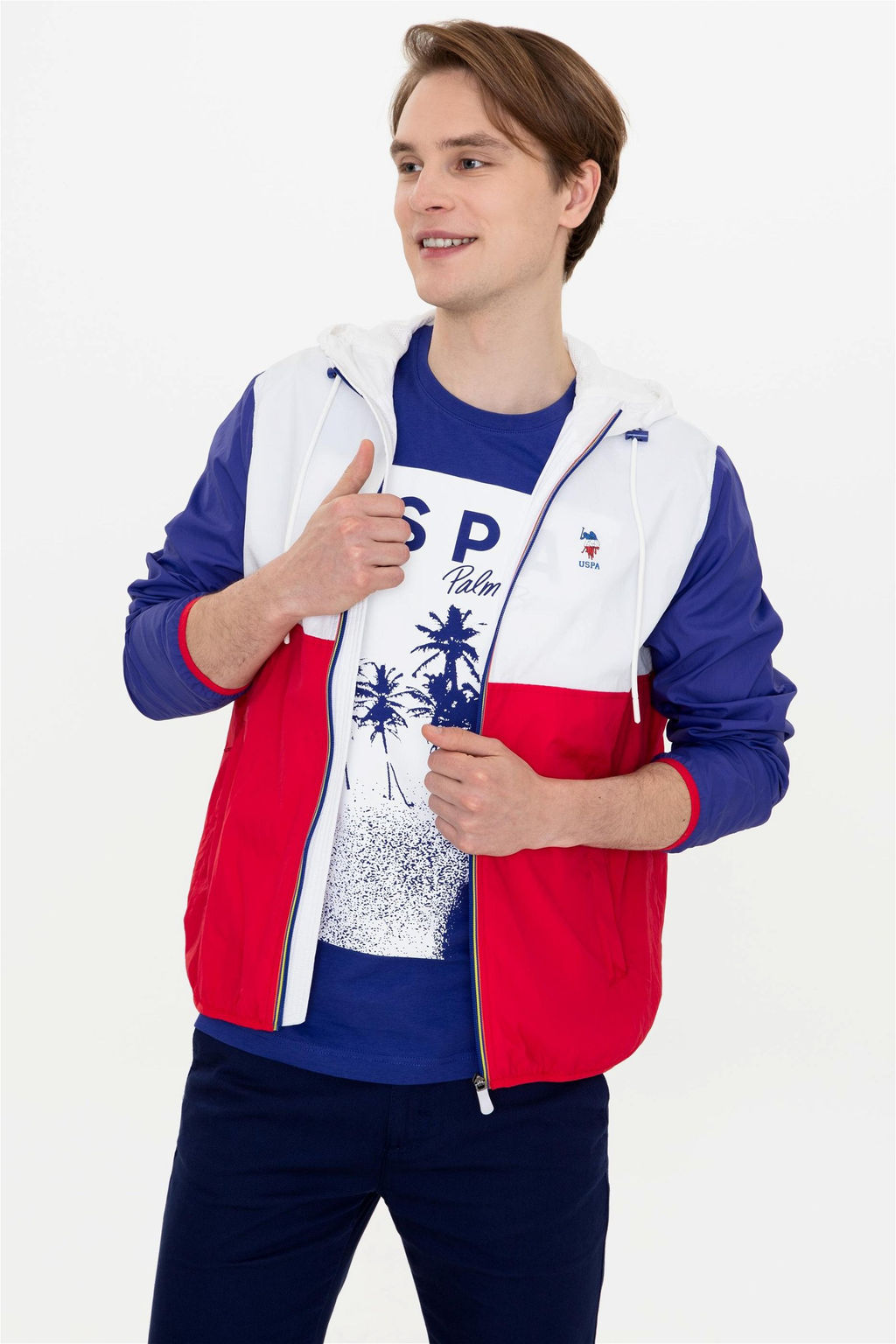 U. S. Polo Assn Мужское синее пальто - U.s. polo assn фото 10