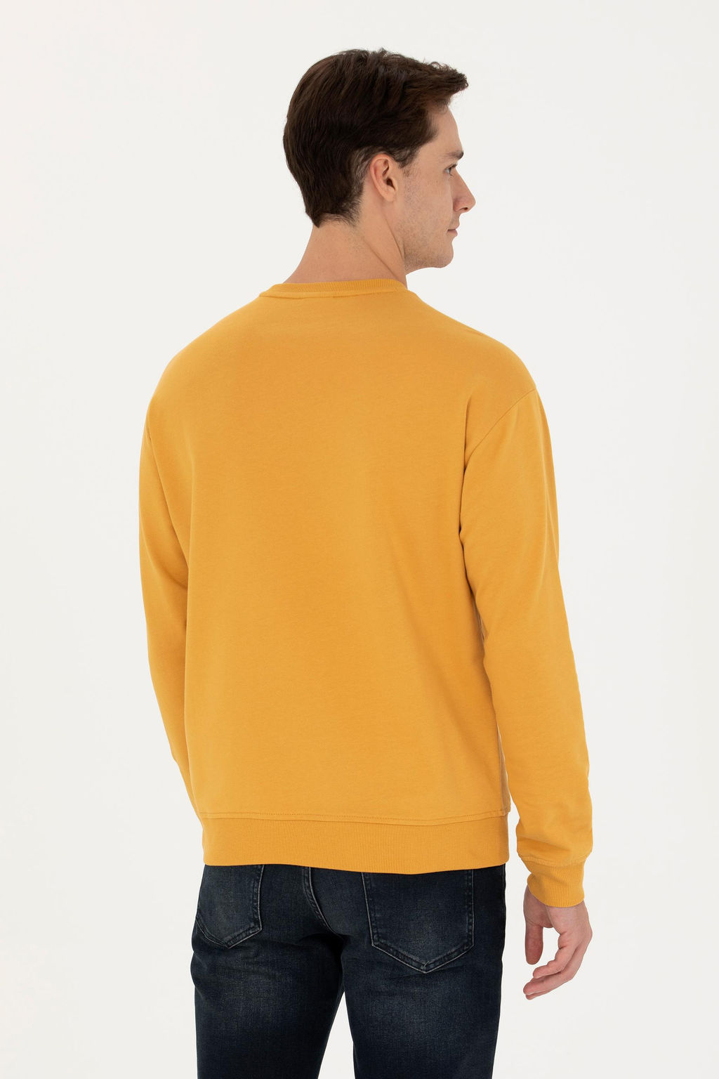 U. S. Polo Assn / Мужской горчичный свитшот - U.s. polo assn фото 19