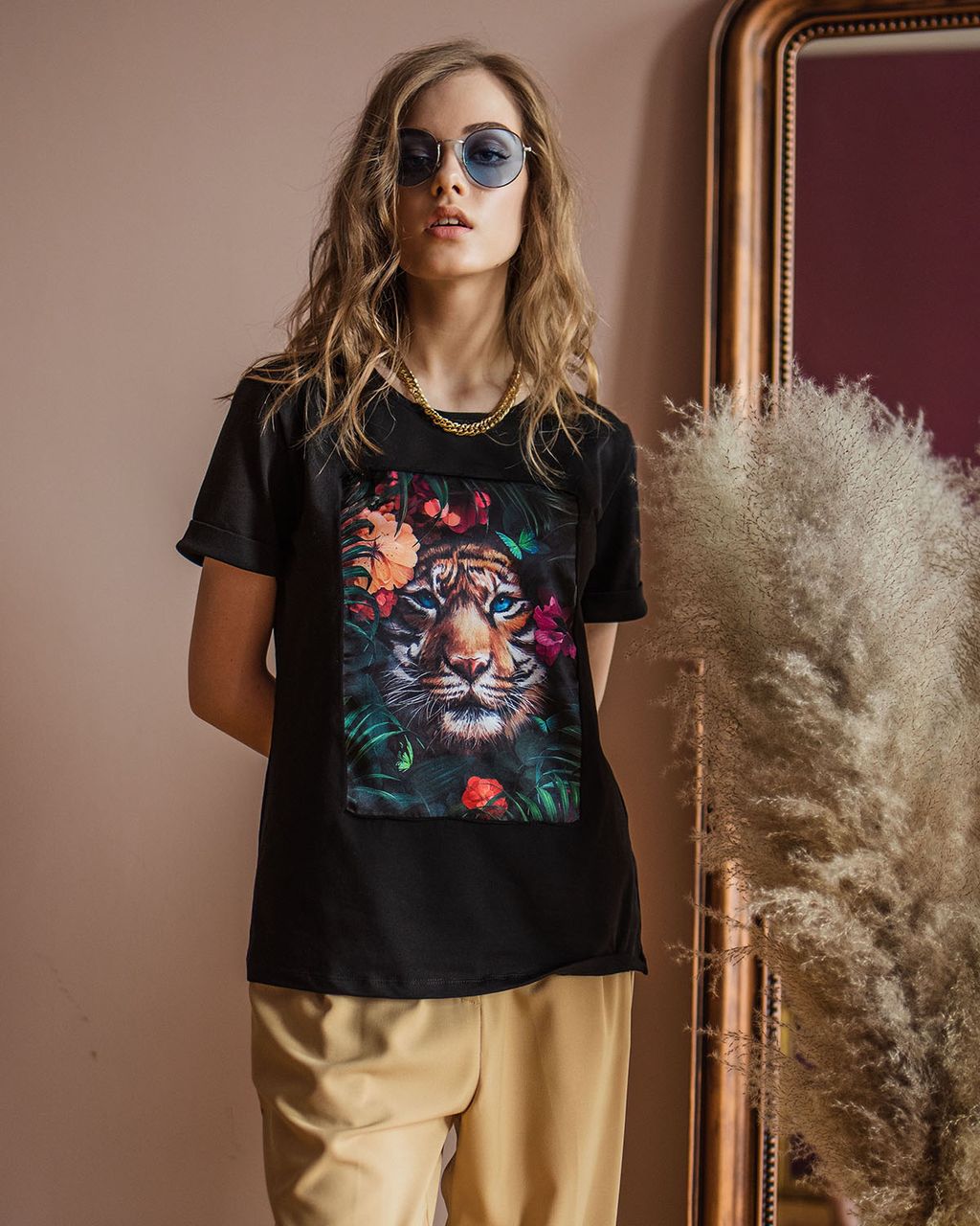 Футболка с шёлковой вставкой FSK112 - Sahar art lab фото 6