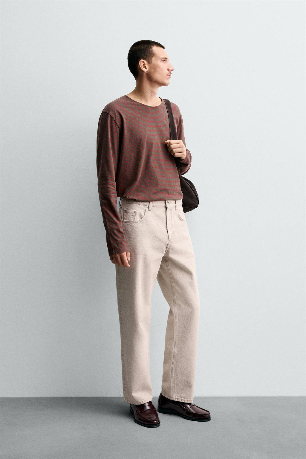 STRIPED JACQUARD T-SHIRT - Zara фото 4