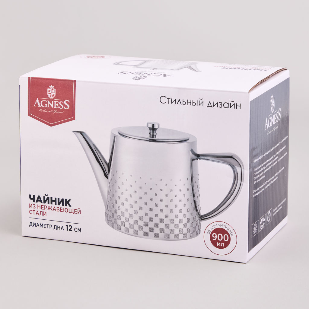 ЧАЙНИК AGNESS, 900 МЛ  фото 3