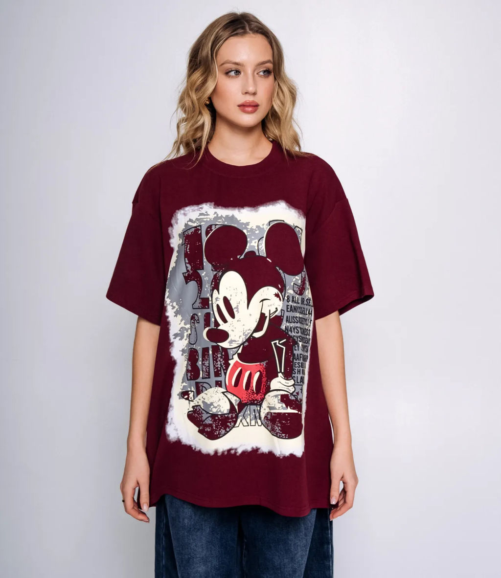 Футболка #КТ6-62, бордовый