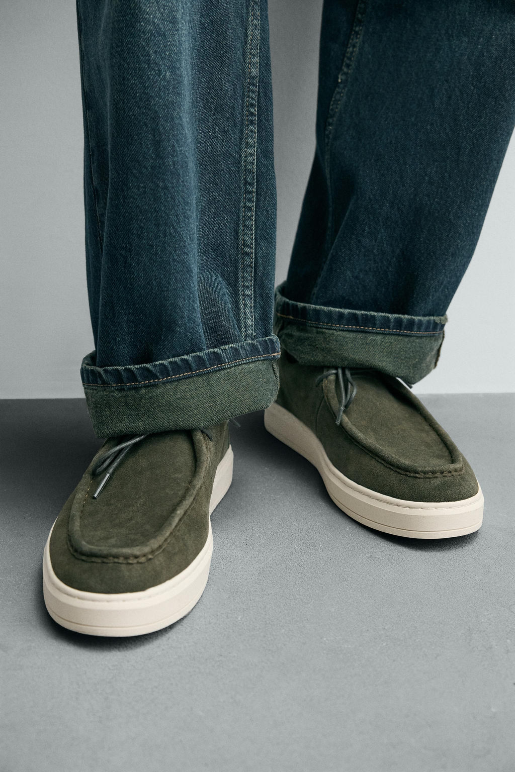 ZAPATO PIEL CASUAL / Verde - Zara фото 3