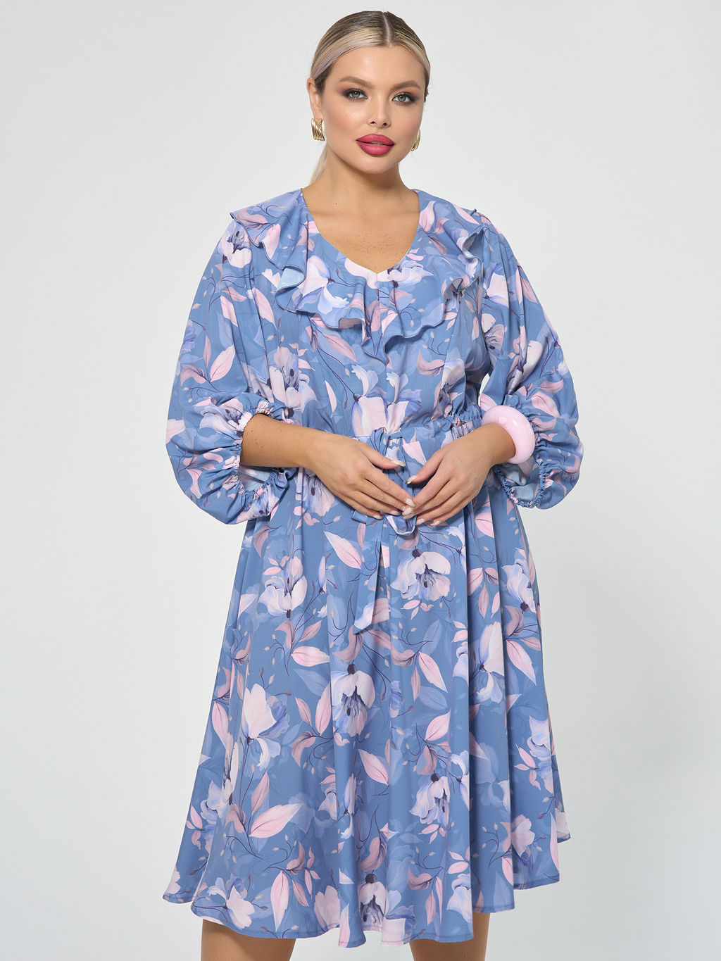 Платье 0327-1п синий - Dora фото 41