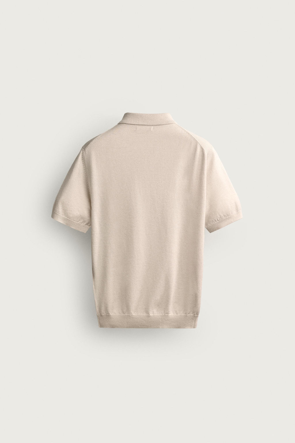POLO PUNTO REGULAR FIT CREMALLERA / Crudo / Beige - Zara фото 6