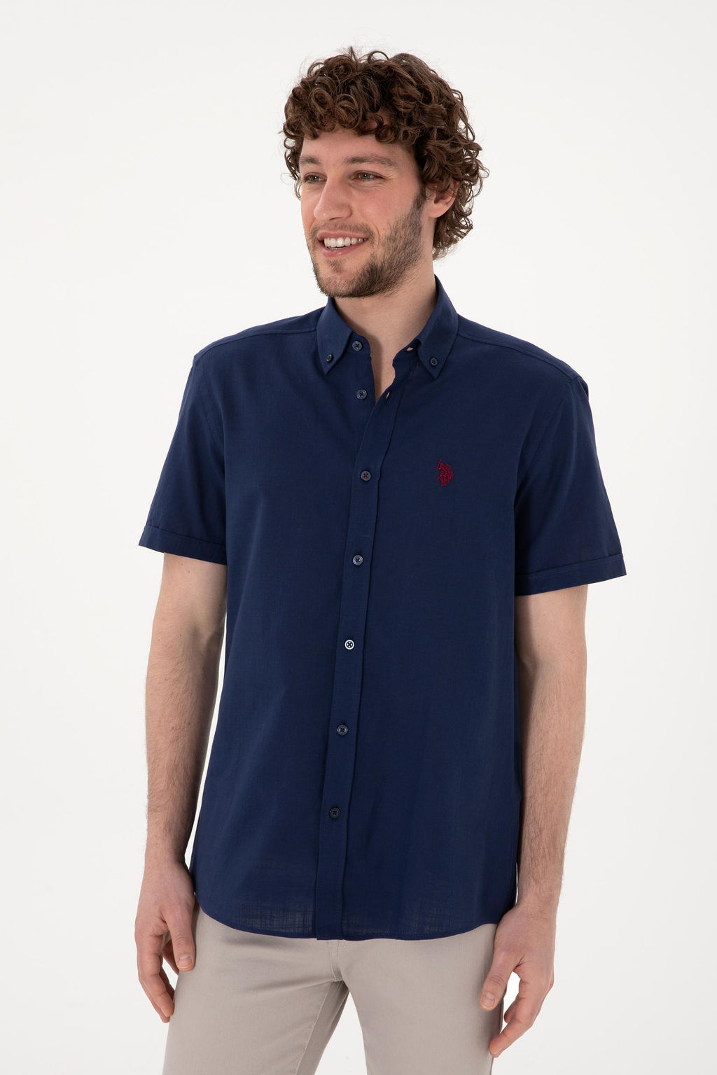 Erkek Lacivert K_sa Kollu G_mlek Sepette S_rpriz _ndirim - U.s. polo assn фото 4