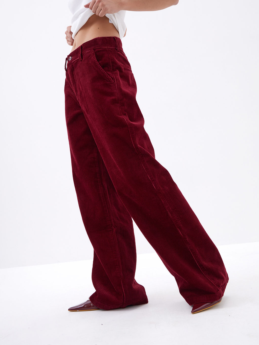 Женские Вельветовые Брюки Свободные - Mossmore фото 199