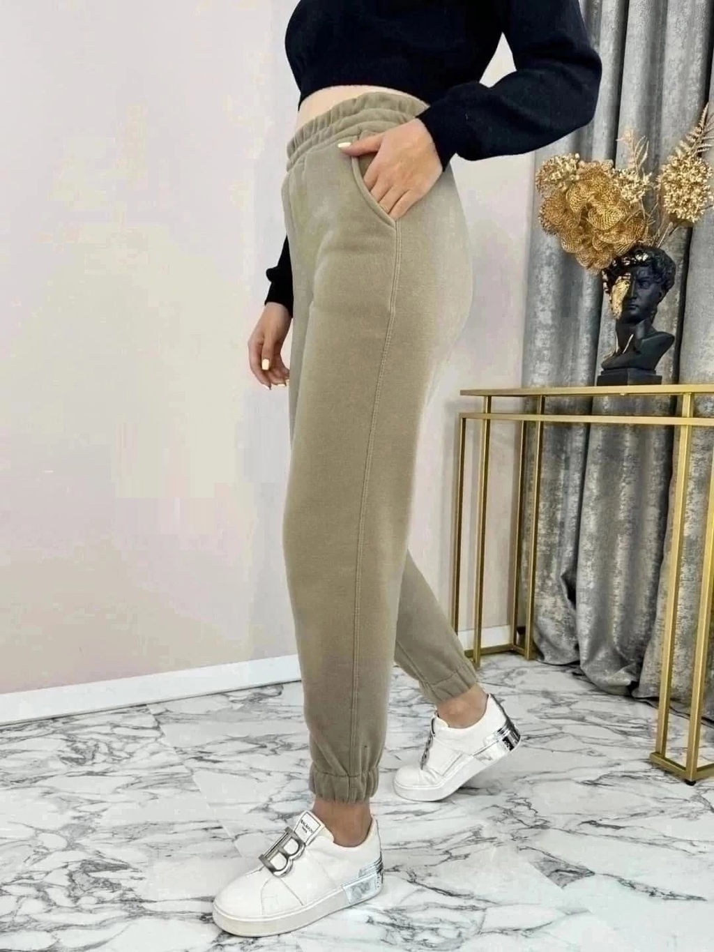 Штаны спортивные с начесом - Liketon фото 3