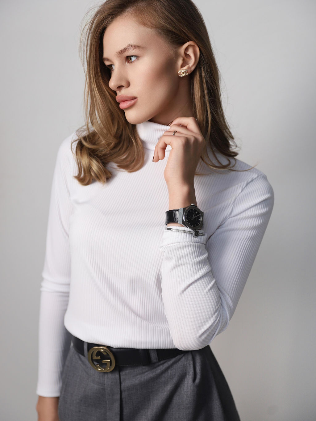 Водолазка женская с горлом КВ200 Белый от фабрики Спортсоло