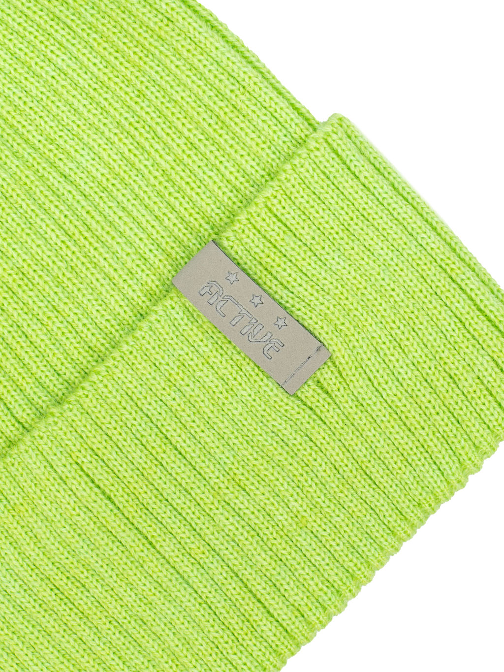 Шапка вязаная салатовая Ш-102/1 (58)