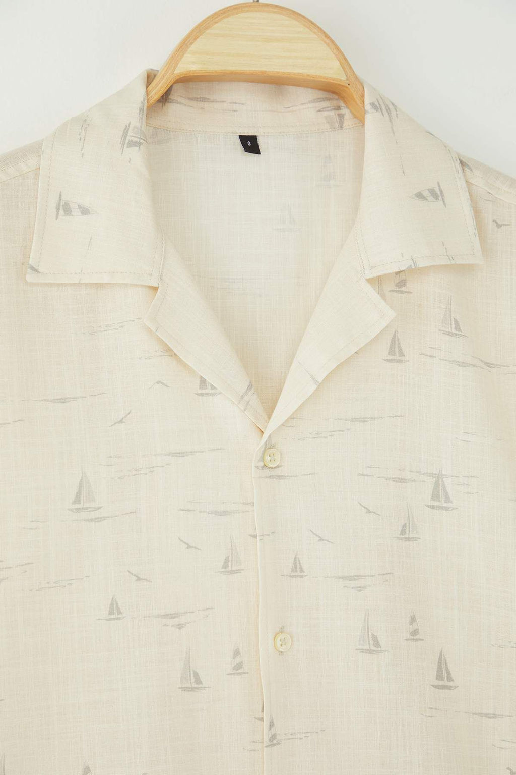 TRENDYOL MAN Haki Regular Fit Apas Yaka Keten Kar?s?ml? Gomlek TMNSS20GO0443 - Trendyolmilla фото 2