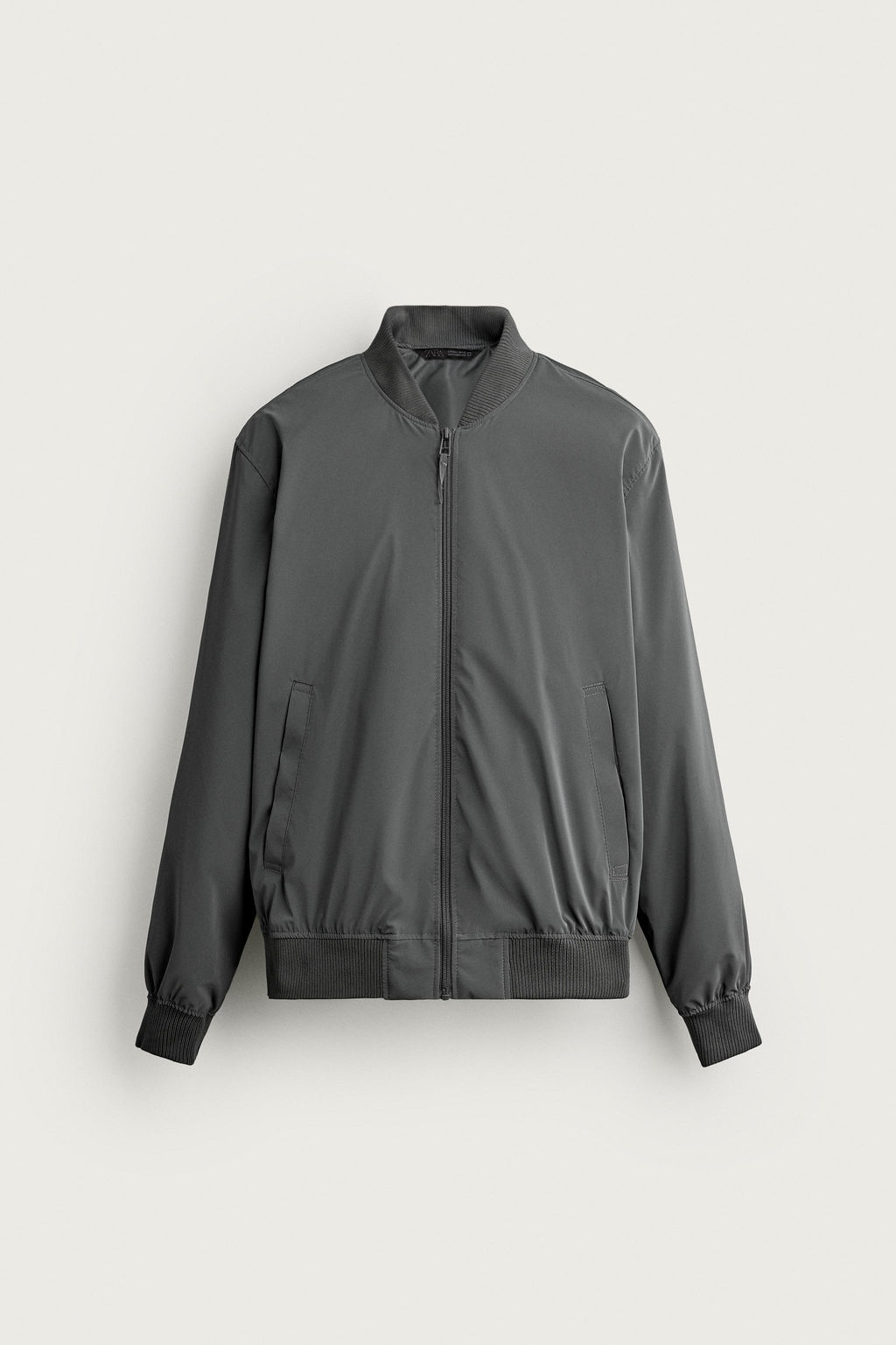 CAZADORA BOMBER T?CNICA / Gris antracita - Zara фото 5