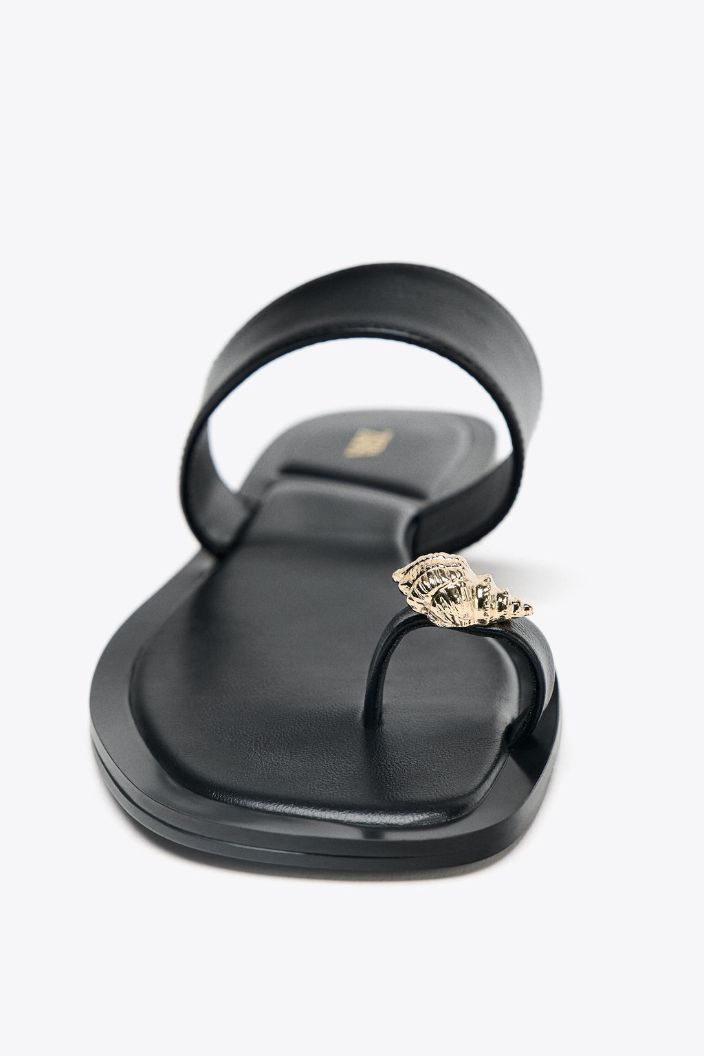 METALLIC BEAD TOE POST SANDALS - Zara фото 15