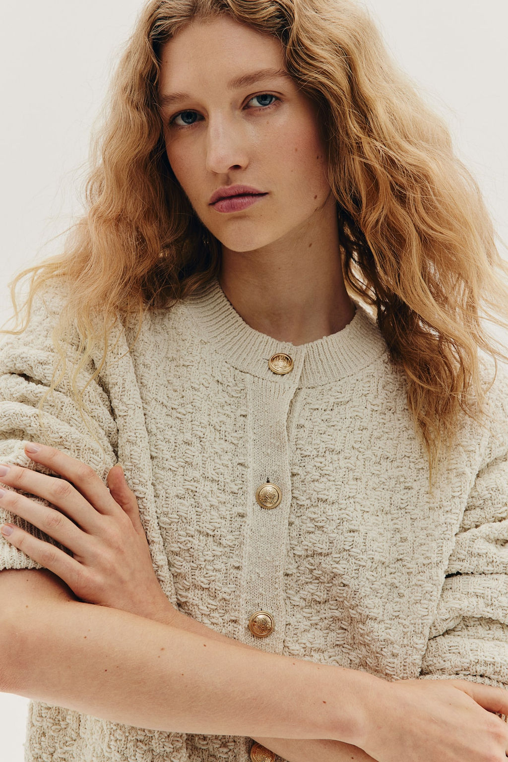 Cardigan en punto con textura - H&m фото 2