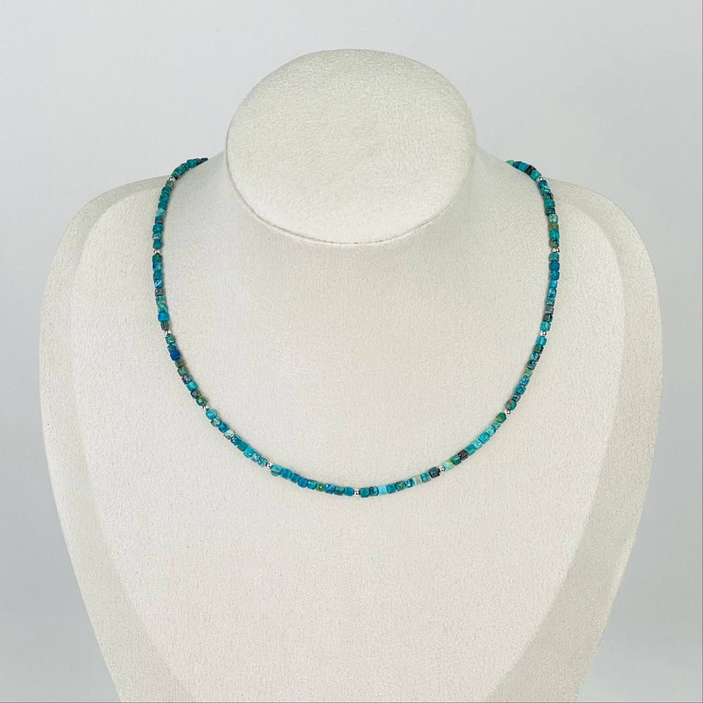 Колье из Хризоколлы 38 см +
