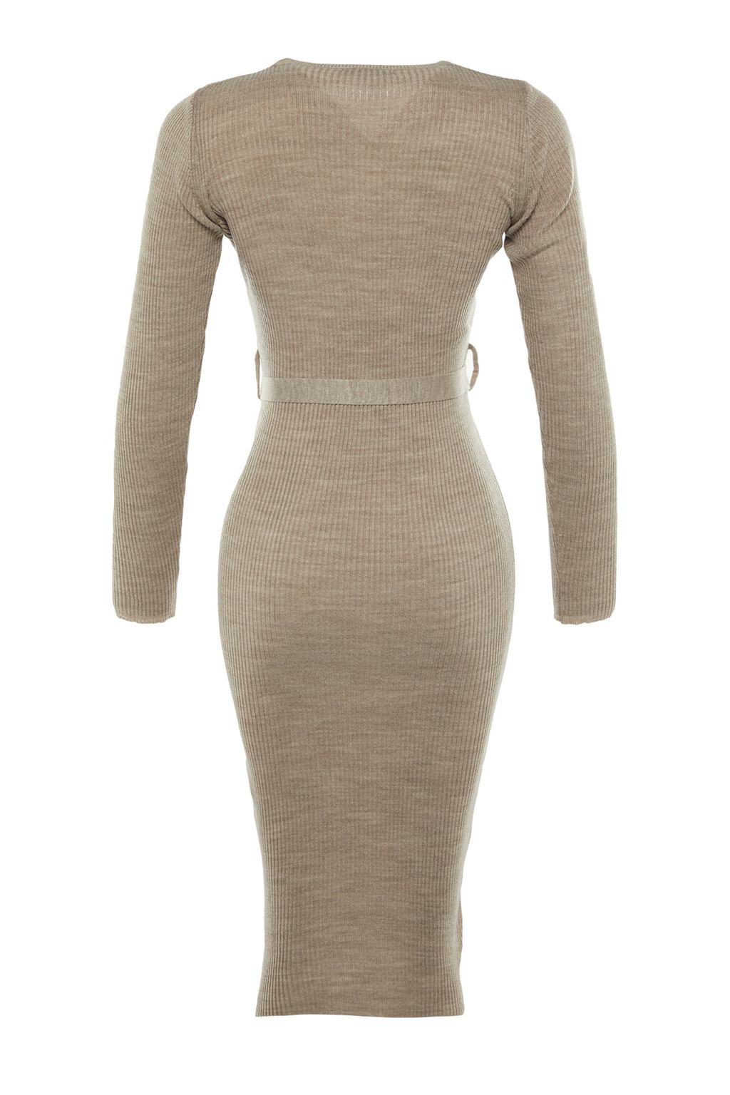 Tas Midi Triko Kemer Detayl? Elbise TWOAW22EL0009