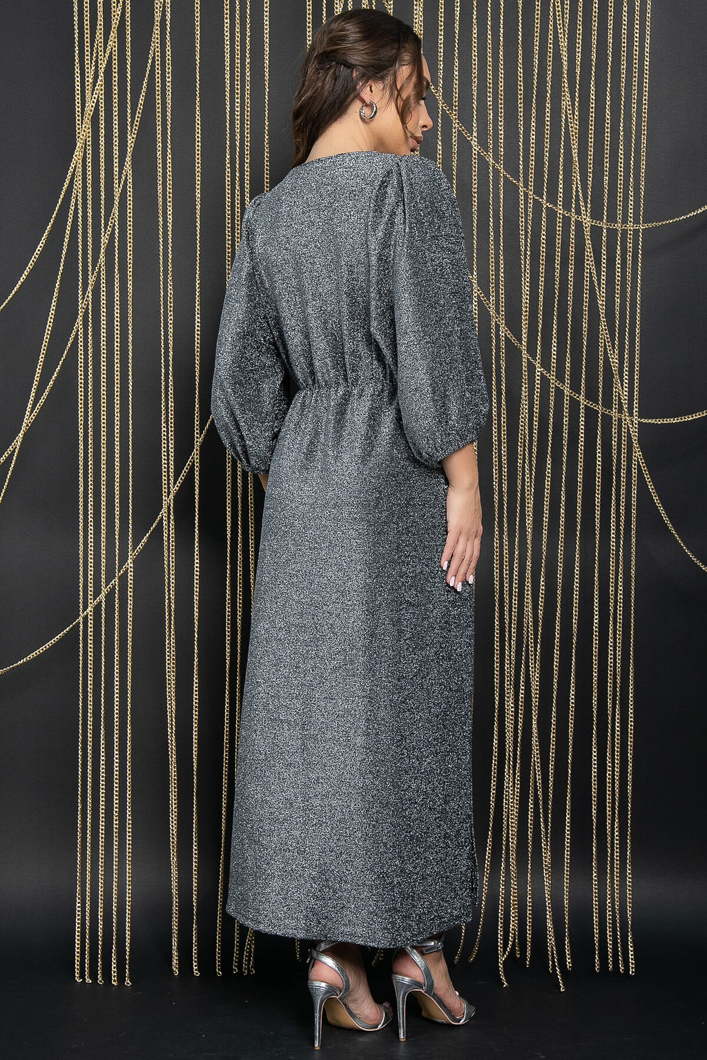 Платье Неповторимая (серебро) П11787 - Lt collection фото 2