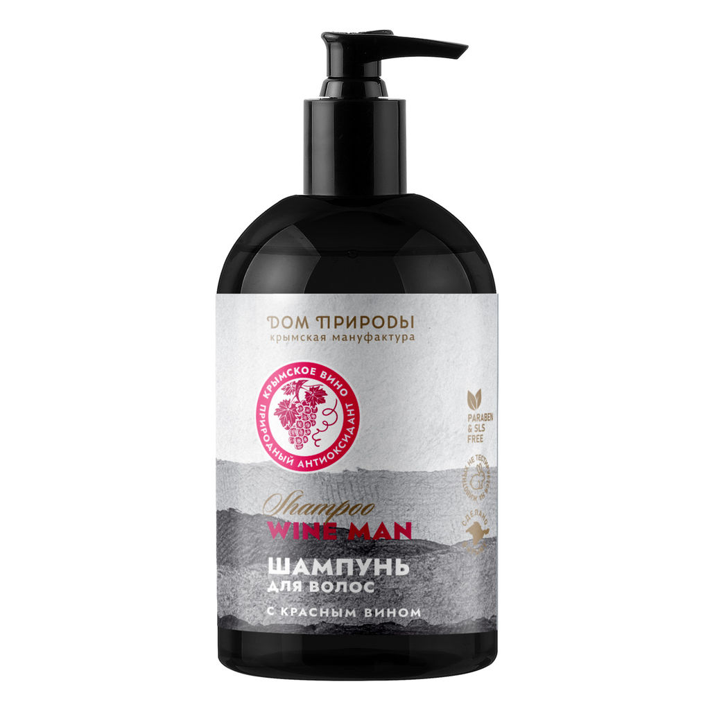 Винный шампунь Wine Man 500 - Мануфактура дом природы фото 2