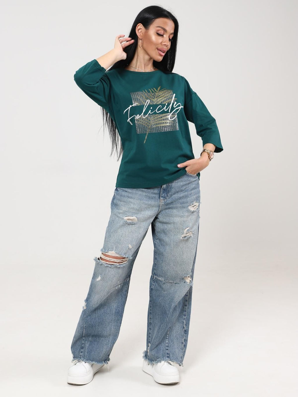 IV-CAPRIZ Хоста - футболка изумрудный