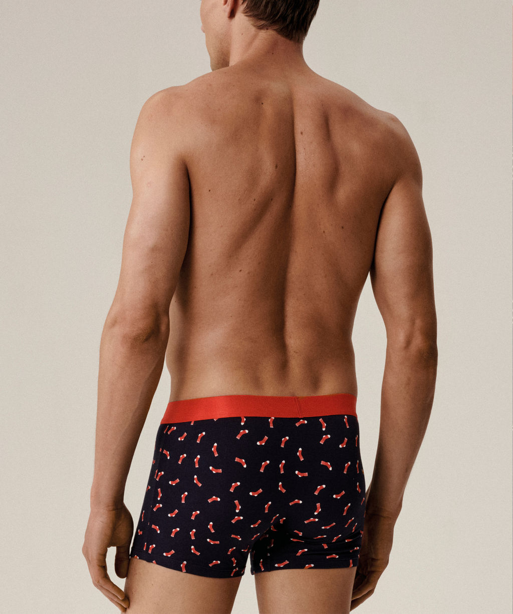 ATLANTIC 2GMH-027 Трусы шорты Socks - набор 2 шт. темно-синий  фото 4