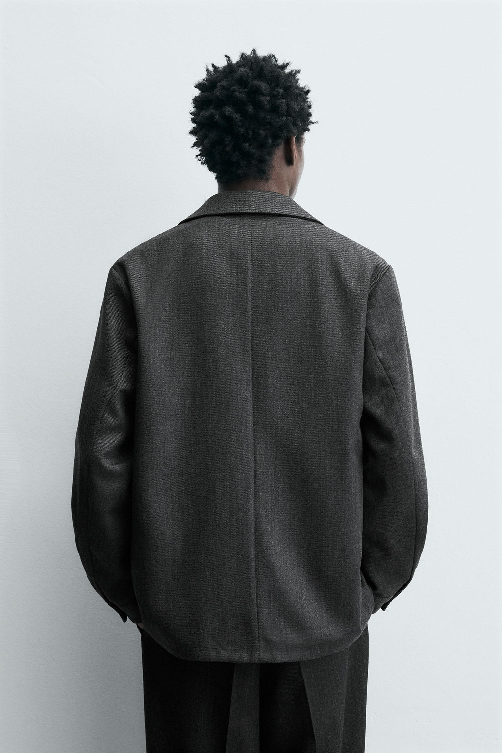 100% WOOL OVERSHIRT WITH POCKETS - Zara фото 3