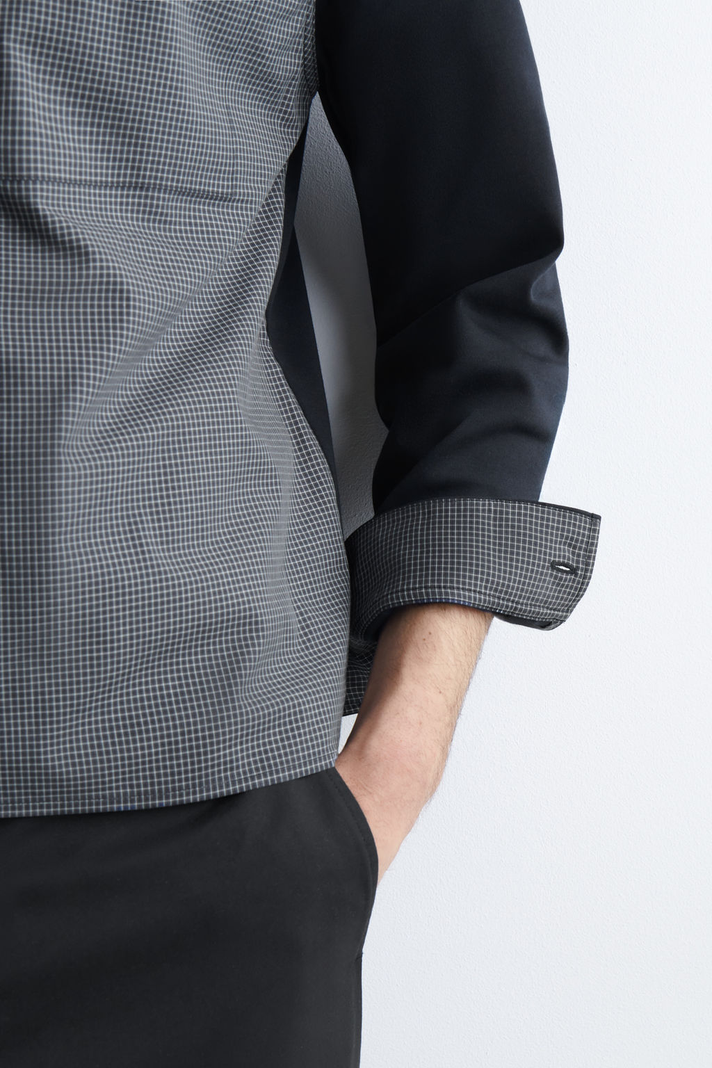 CHAQUETA HARRINGTON CON PANELES EN CONTRASTE - H&m фото 7