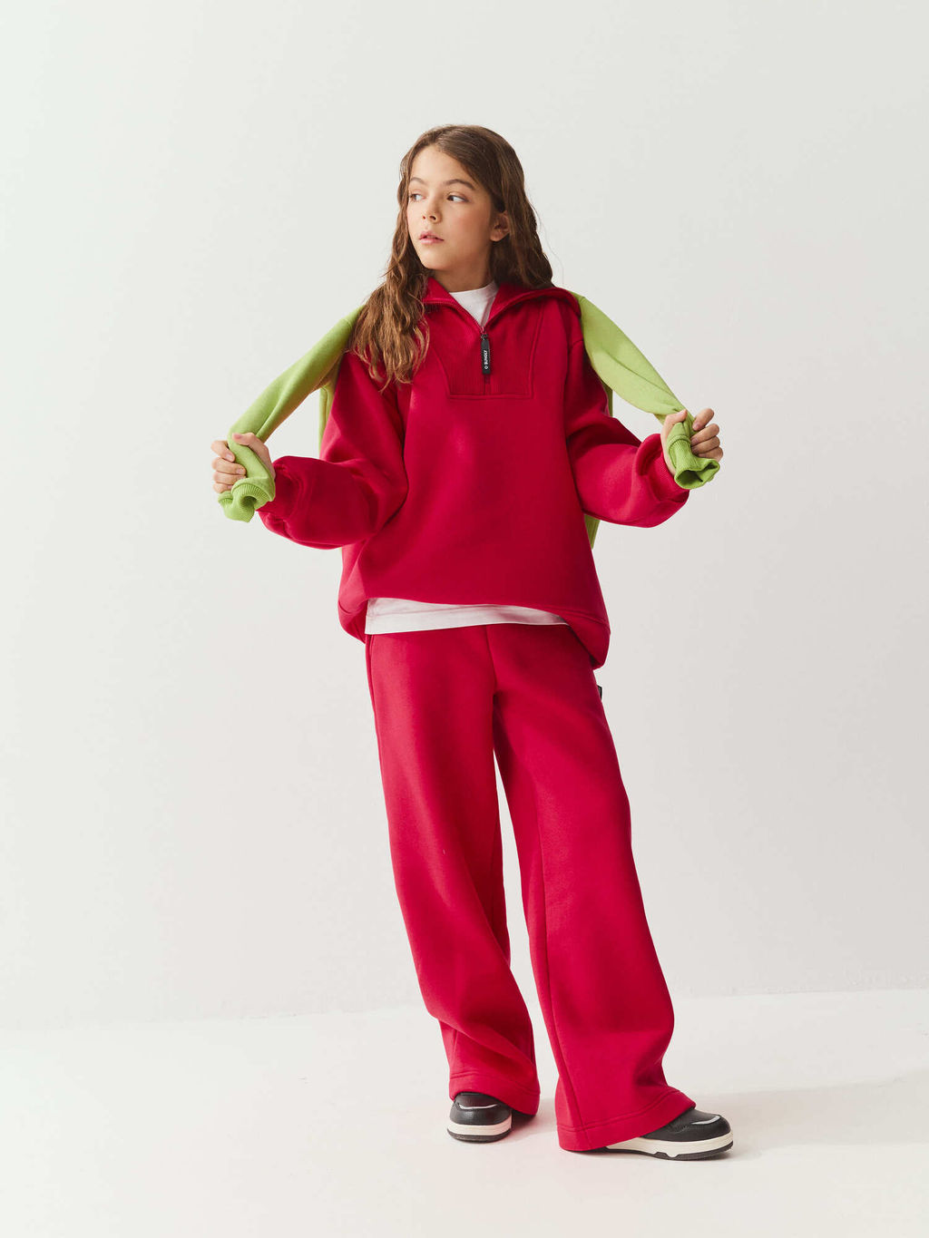 Брюки палаццо Малина утепленные 7+